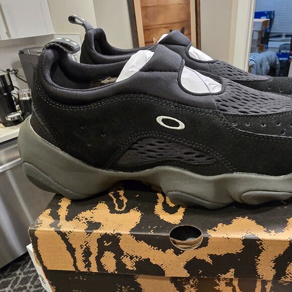 Oakley Other - Oakley Factory Team Suede Flesh x BRAIN DEAD Sandal Black 2025 Men's size 10 NEW